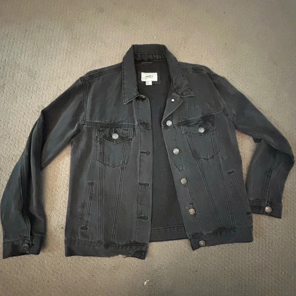 Oversized black Demi jacket - Picture 1 of 4